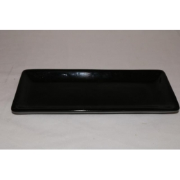 PRATO ESTER RETANGULAR PRETO