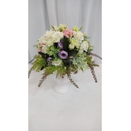 ARRANJO ART LILAS COM  VERDE P