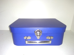 MALETA DE CARTONAGEM  AZUL ESCURO G