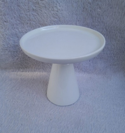 BOLEIRA CONE BRIS BRANCA M 18X18