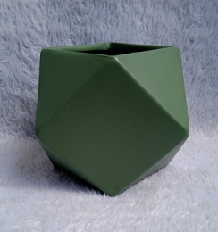 VASO DIAMANTE BRIS VERDE MUSGO P 13X13