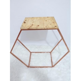 MINI TABLE SEXTAVADA ROSE GOLD P