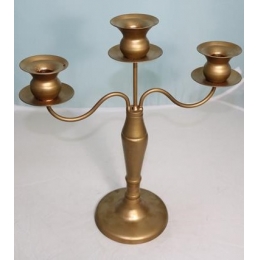 CASTIÇAL ELEGANCY DOURADO